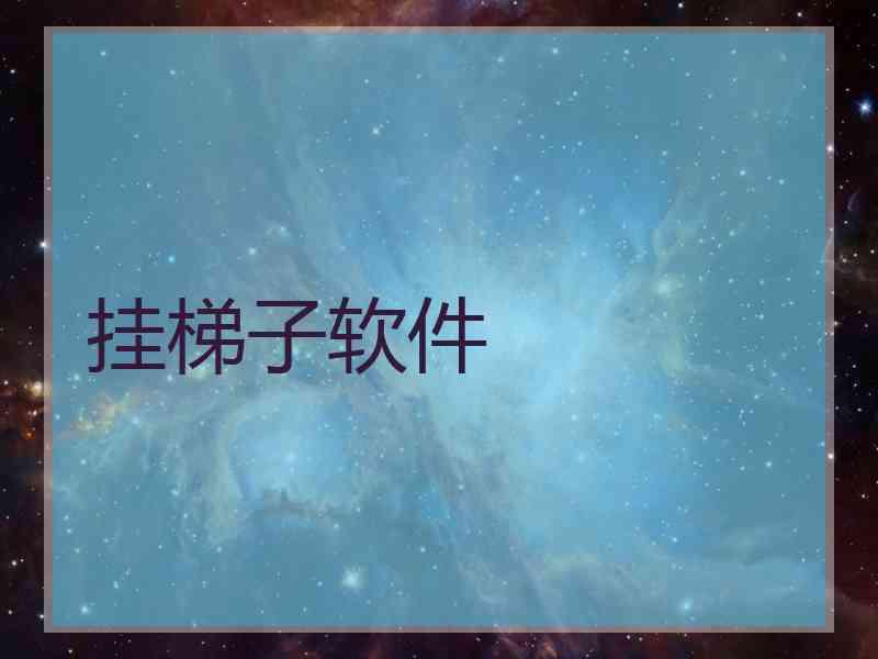 挂梯子软件