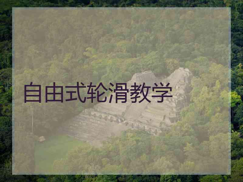 自由式轮滑教学