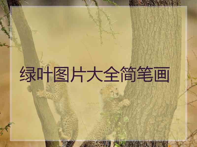 绿叶图片大全简笔画