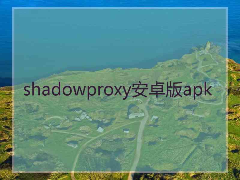 shadowproxy安卓版apk