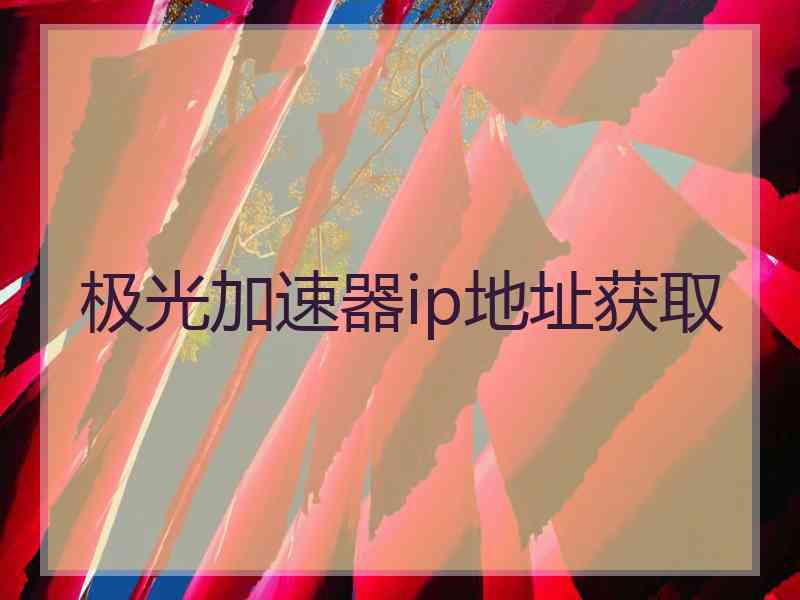 极光加速器ip地址获取