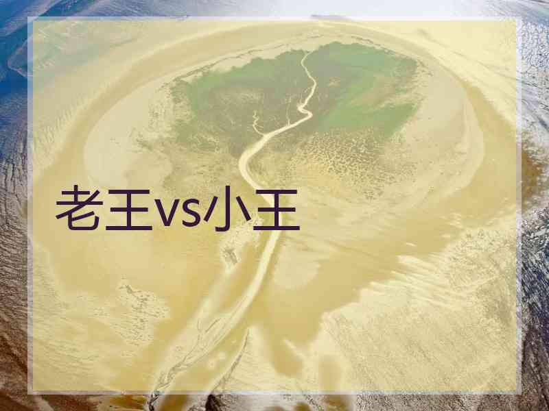 老王vs小王