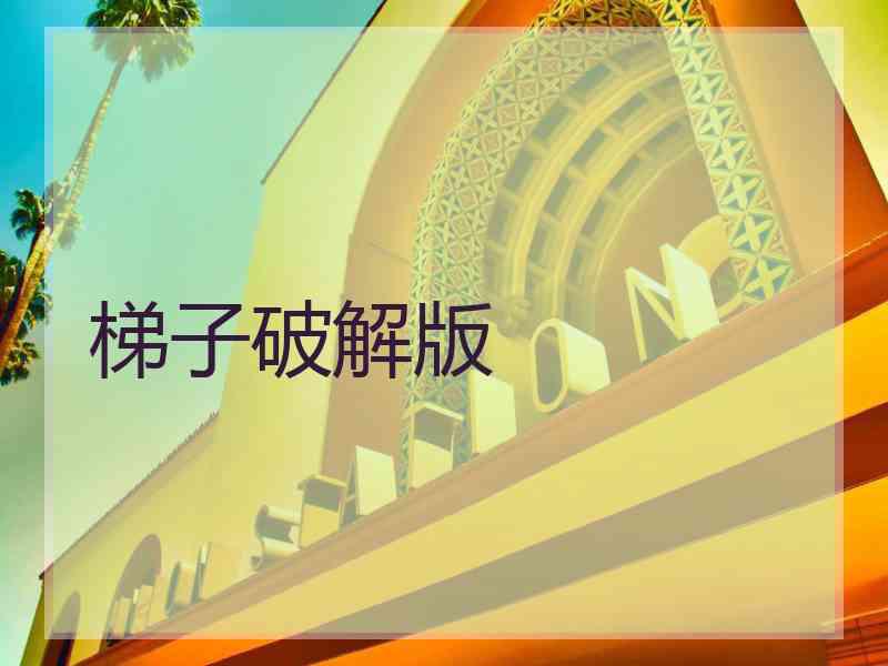 梯子破解版